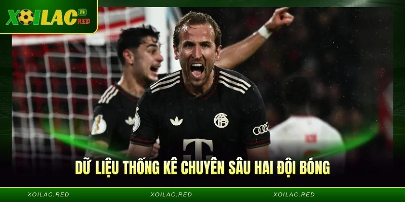 Dữ liệu thống kê chuyên sâu hai đội bóng