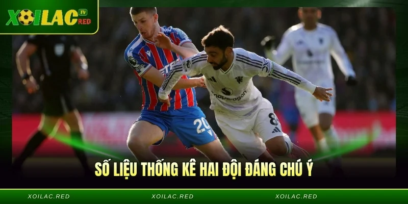 Số liệu thống kê hai đội đáng chú ý
